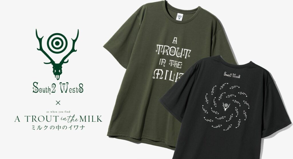 映画『ミルクの中のイワナ』と、ファッションブランド「SOUTH2 WEST8」による劇場公開を記念したコラボTシャツをリリース。