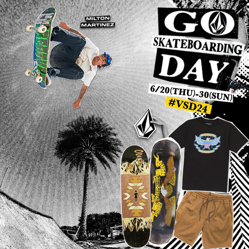 【VOLCOM】Go Skateboarding Day キャンペーン！！