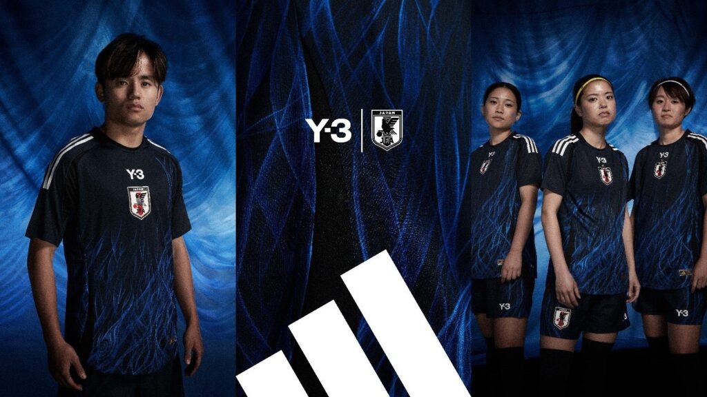 サッカー日本代表史上初「Y-3」とのコラボレーションが実現　燃え盛る「FIRE（炎）」のグラフィックが、サッカー日本代表の力強さを表現　アディダス「サッカー日本代表2024ユニフォーム」発表