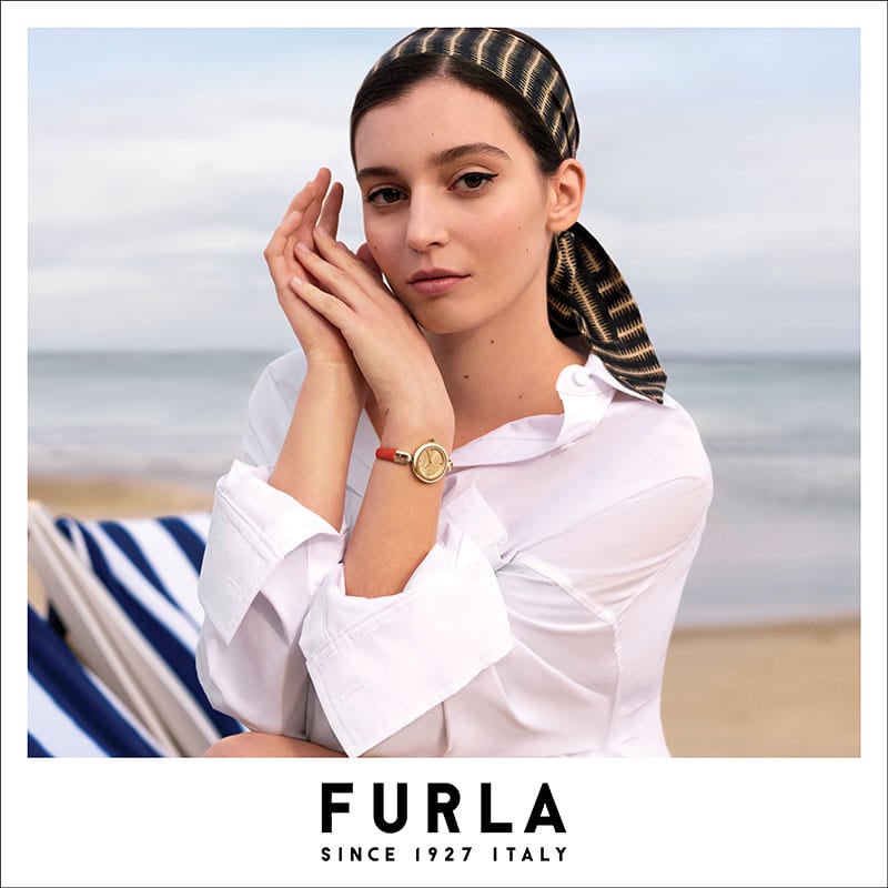 FURLA (フルラ) から遊び心溢れるイタリアンシックなバングルタイムピース『FURLA BANGLE LEATHER（フルラ バングル レザー）』新色2カラーを6月21日(金)に発売します。
