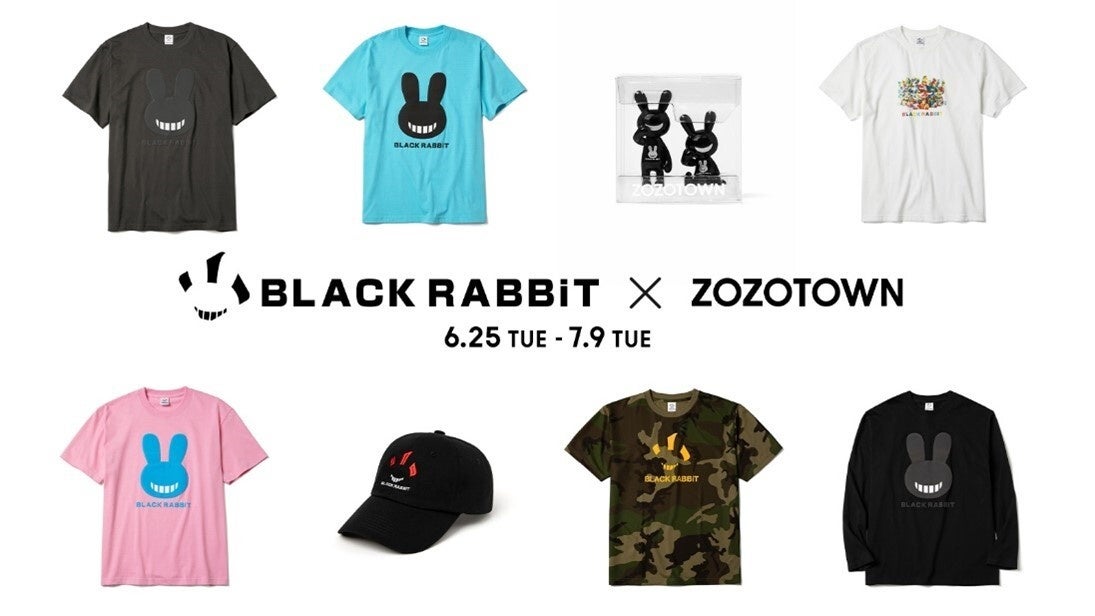 BLACK RABBiTとZOZOコラボ  限定コレクション6月25日販売