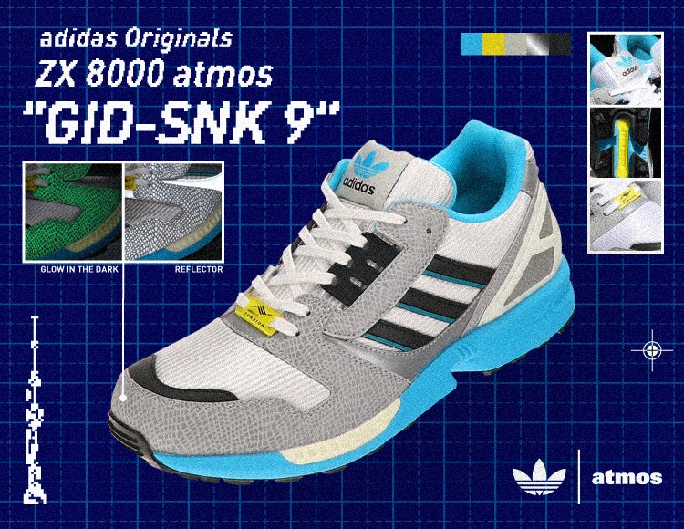 adidas Originalsとatmosが手掛ける毎年恒例の「ZX8000 G-SNK」新型を発表