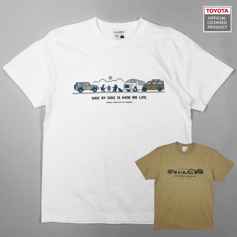 ⚫︎新登場⚫︎TOYOTAの名車とキャンプのデザインTシャツが登場