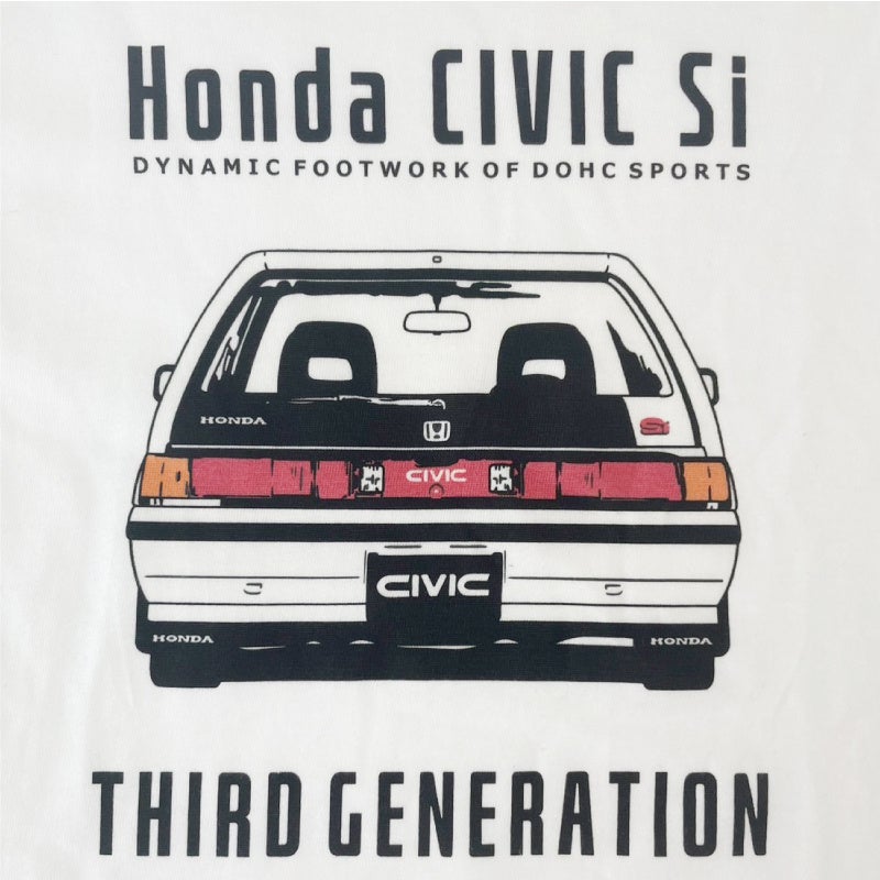 ⚫︎新発売⚫︎遊び心たっぷりの『HONDA CIVIC』デザインの半袖Tシャツが登場