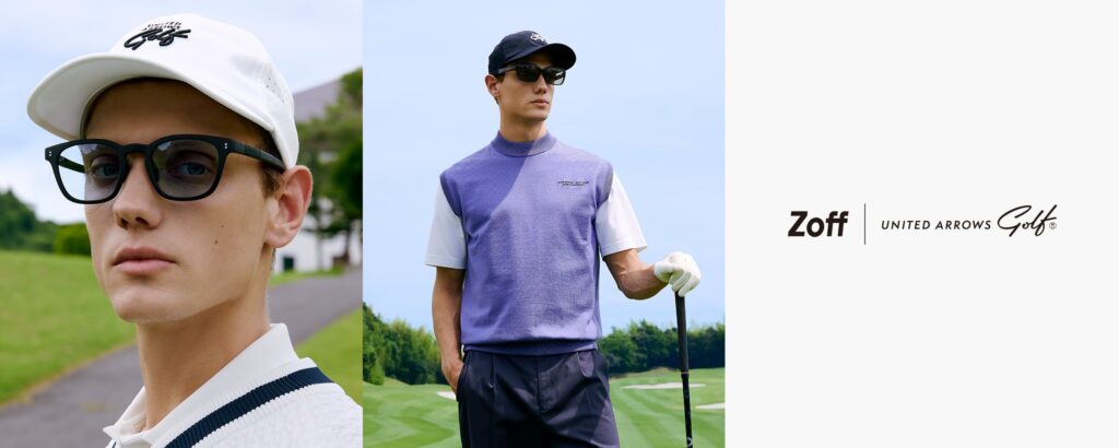 メガネブランド「Zoff」×「UNITED ARROWS GOLF」コラボレーションサングラス第2弾