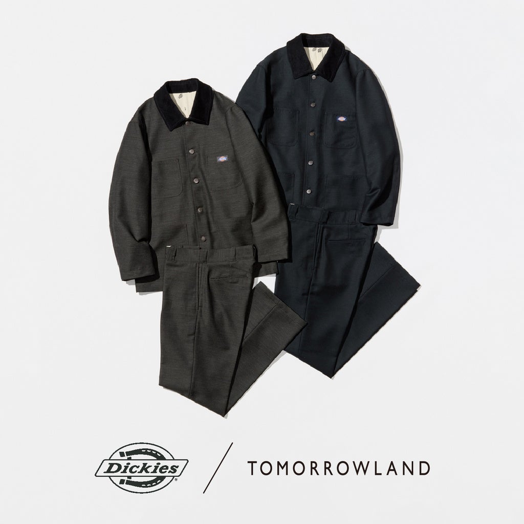 8月22日（木）より、アメリカを代表するワークウェアブランド〈Dickies〉との別注アイテム〈Dickies for TOMORROWLAND〉を横浜ルミネとオンラインストアにて先行予約を開始。