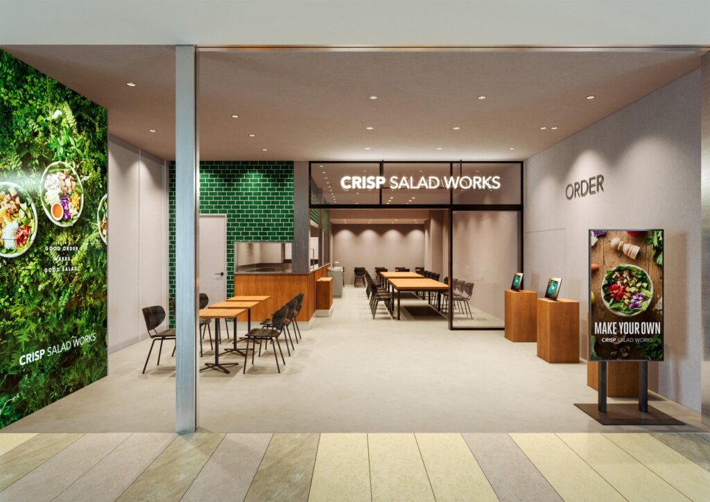 カスタムサラダ専門店 CRISP SALAD WORKS 「八重洲 グランアージュ店」が、9月4日(水)オープン