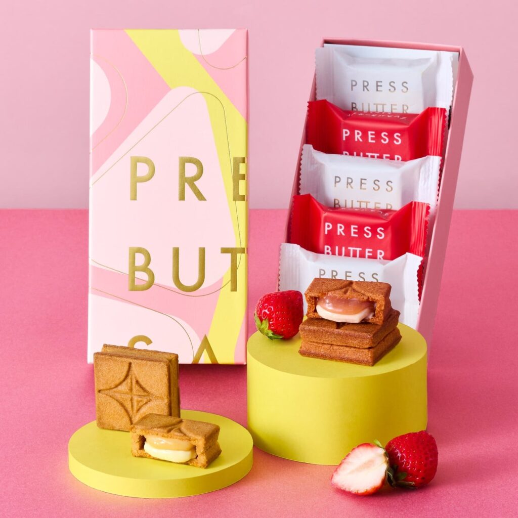 【限定】「PRESS BUTTER SAND」から“LINEギフト”限定商品が登場！日常から特別な日まで、プレゼントの文化をもっと身近に！シーンに合わせて選べる、限定デザインのギフトボックス2種