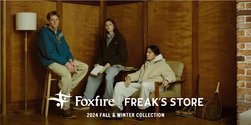 フライフィッシングブランド「Foxfire」とFREAK'S STOREのコラボレーションアイテムが発売。クラシック・アウトドアウェアから着想を得たアイテムが登場。