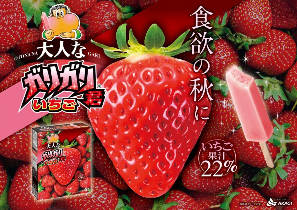 「大人なガリガリ君いちご（6本入り）」「ガリガリ君リッチミルクミルク（6本入り）」 2024年9月9日（月）より全国発売