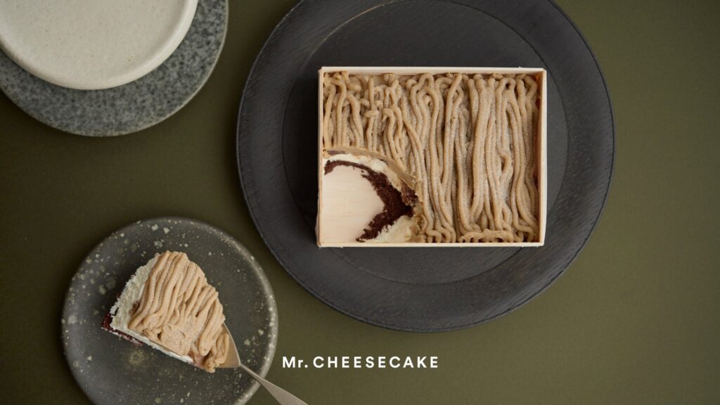 秋の味覚「栗」を愉しむ“Mr. CHEESECAKE MARRON COLLECTION”の第二弾として小布施町産の和栗を使った濃厚な「MONT BLANC」が10/6（日）より登場！