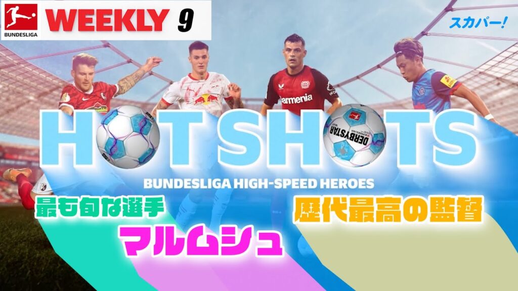 【トップスピードゴールを分析🔍HOT SHOTS⚽️】Bundesliga weekly #9