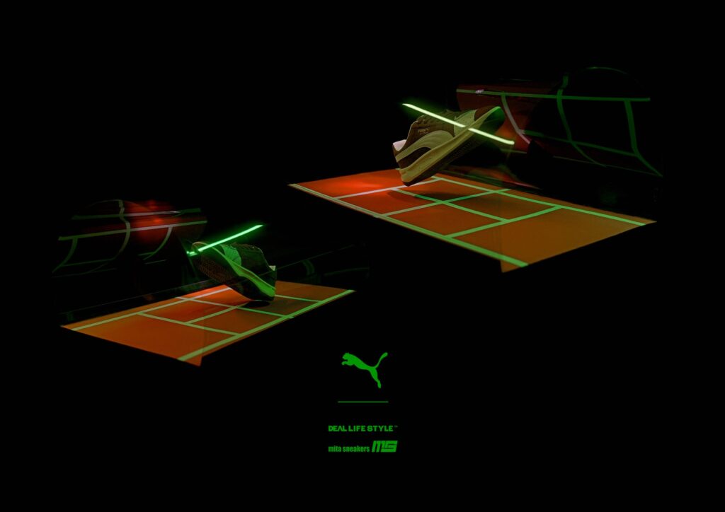 プーマと日中を代表するスニーカーショップ「ミタスニーカーズ」と「DEAL」とのトリプルコラボレーション「GV SPECIAL MITA x DEAL」を2024年10月19日（土）より発売