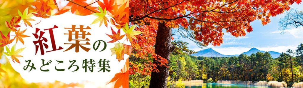 ＜関東版＞紅葉狩りを楽しむ秋の温泉旅におすすめの「紅葉のみどころ特集」ページを公開！