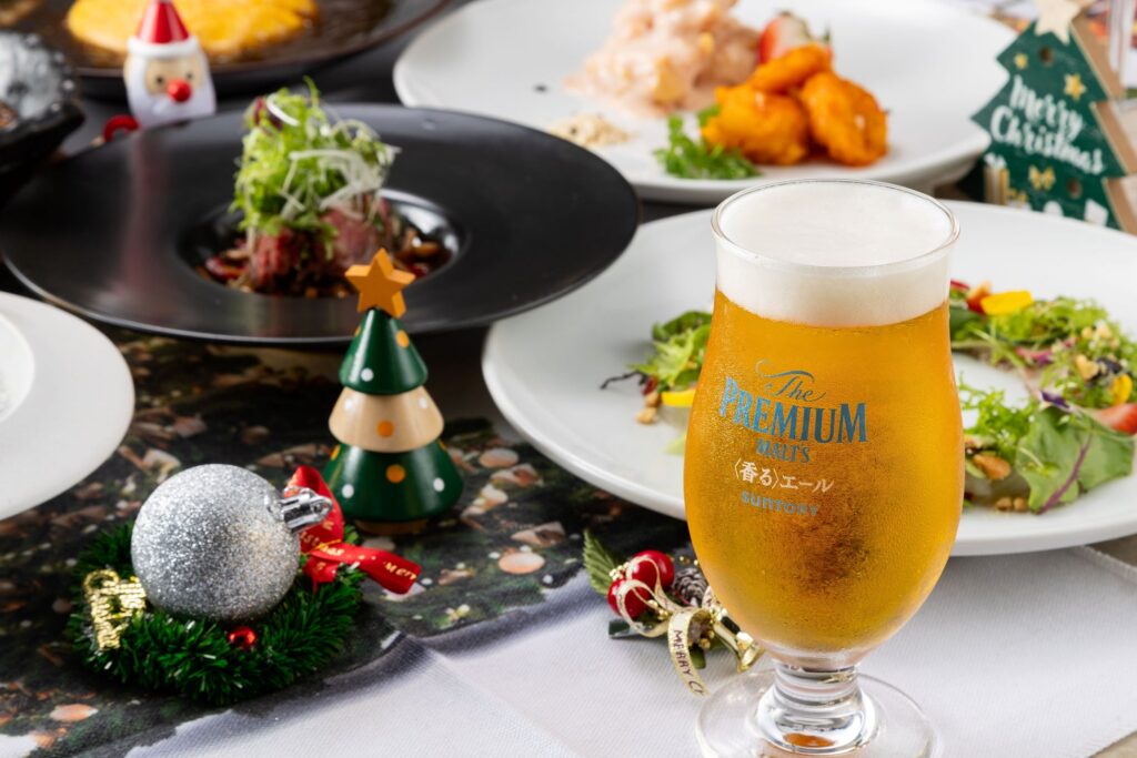 仲間とのクリスマスパーティーにブッフェ＆飲み放題ディナーをご用意／ザ ロイヤルパークホテル 福岡