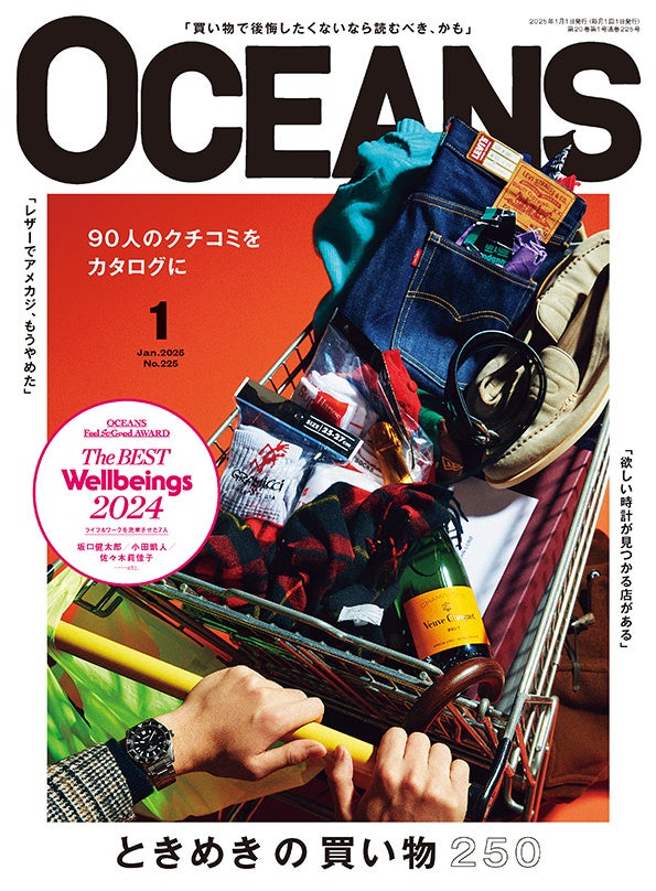 【最新号発売中】OCEANS / 90人の口コミから選ばれた250アイテム！後悔しない「買い物カタログ」特集