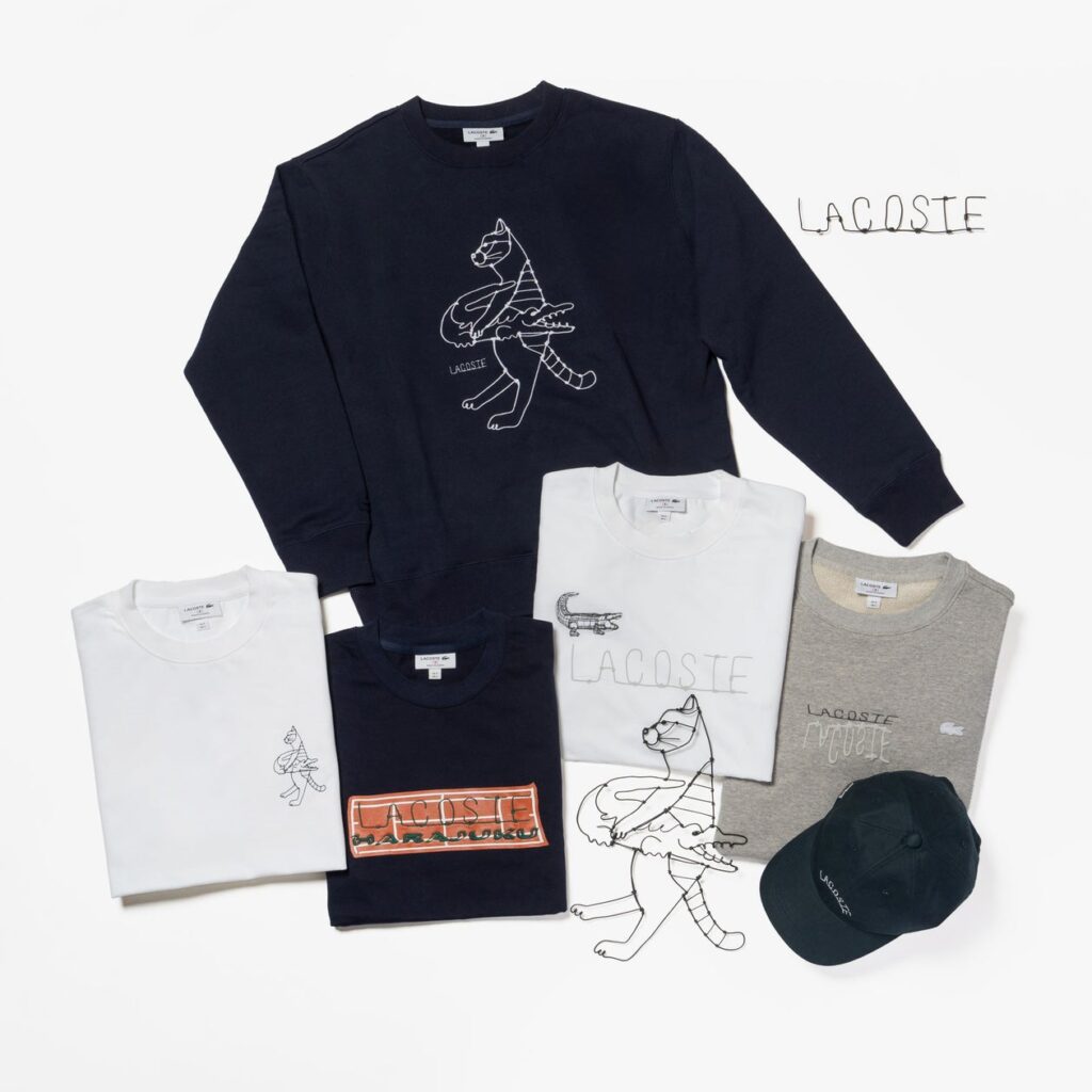 ラコステ原宿店限定 My Lacoste Artist Program Vol.5 HAyU/小川 学 限定アイテムが登場