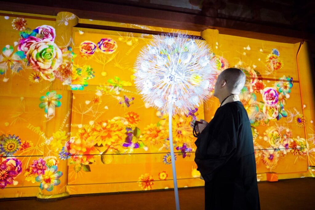 世界遺産・延暦寺に、平和の祈りで世界を繋ぐアート DANDELION PROJECT 展示