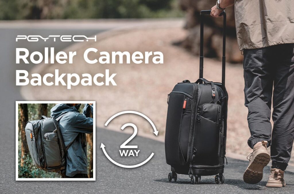 PGYTECH から2wayで使えるカメラ用トロリーバッグ「Roller Camera Backpack」が11月11日（月）に発売