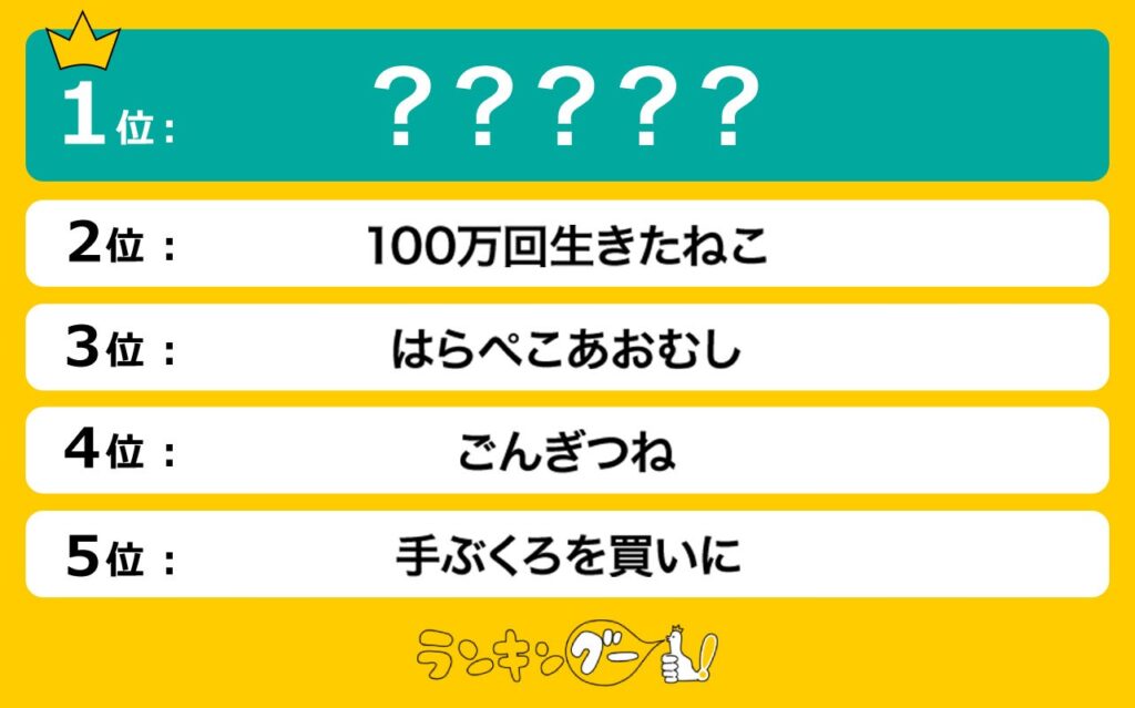 ベストセラー絵本の人気ランキングを調査！1位はふたごのねずみが主人公のあの絵本！