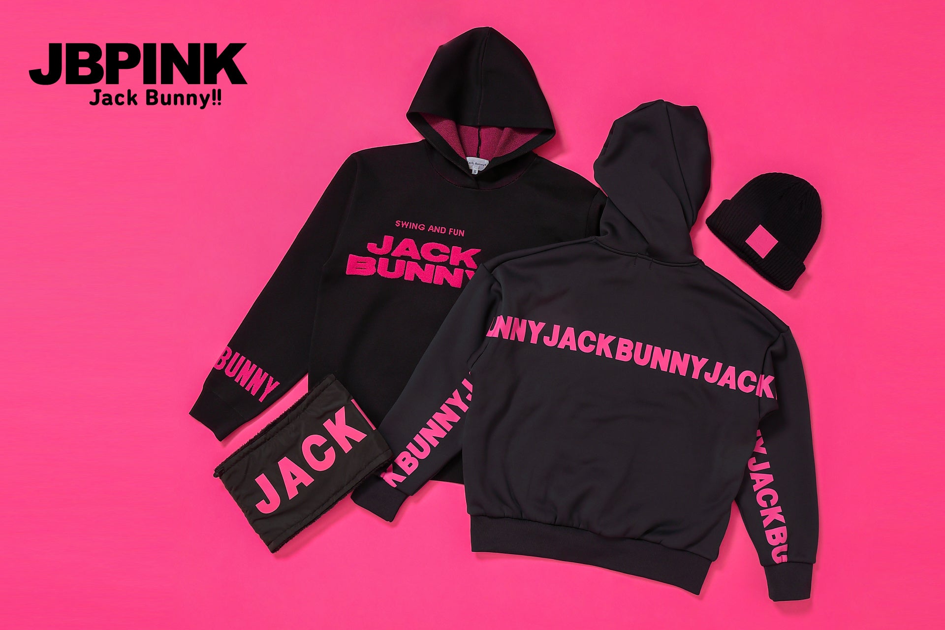 11月22日（金）AM11：00 より ゴルフアパレル Jack Bunny!!（ジャックバニー!!）からカプセルコレクション 「JBPINK」 を公式オンラインストア限定で発売 !