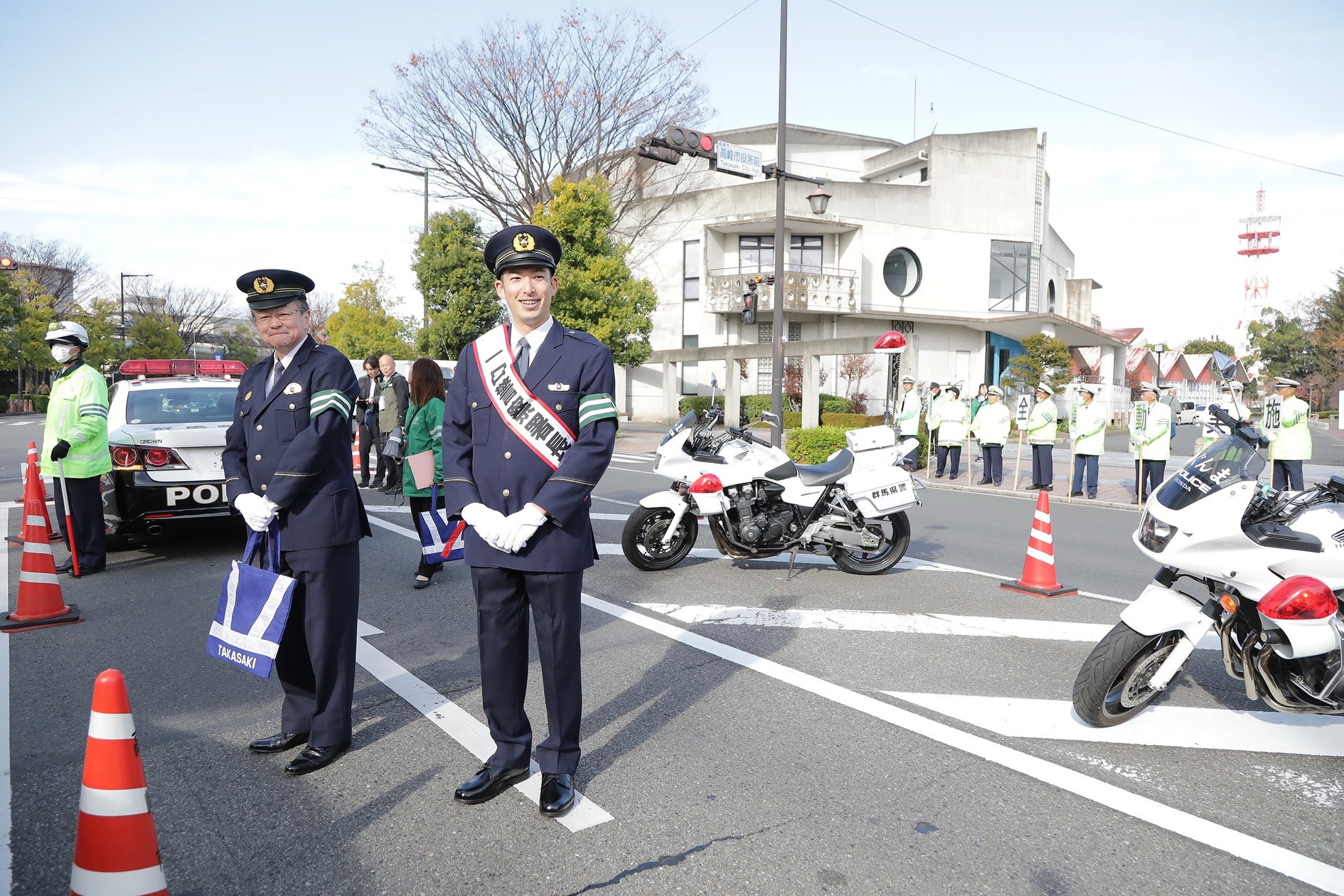 フェンシング日本代表 見延和靖 選手 【一日警察署長に就任