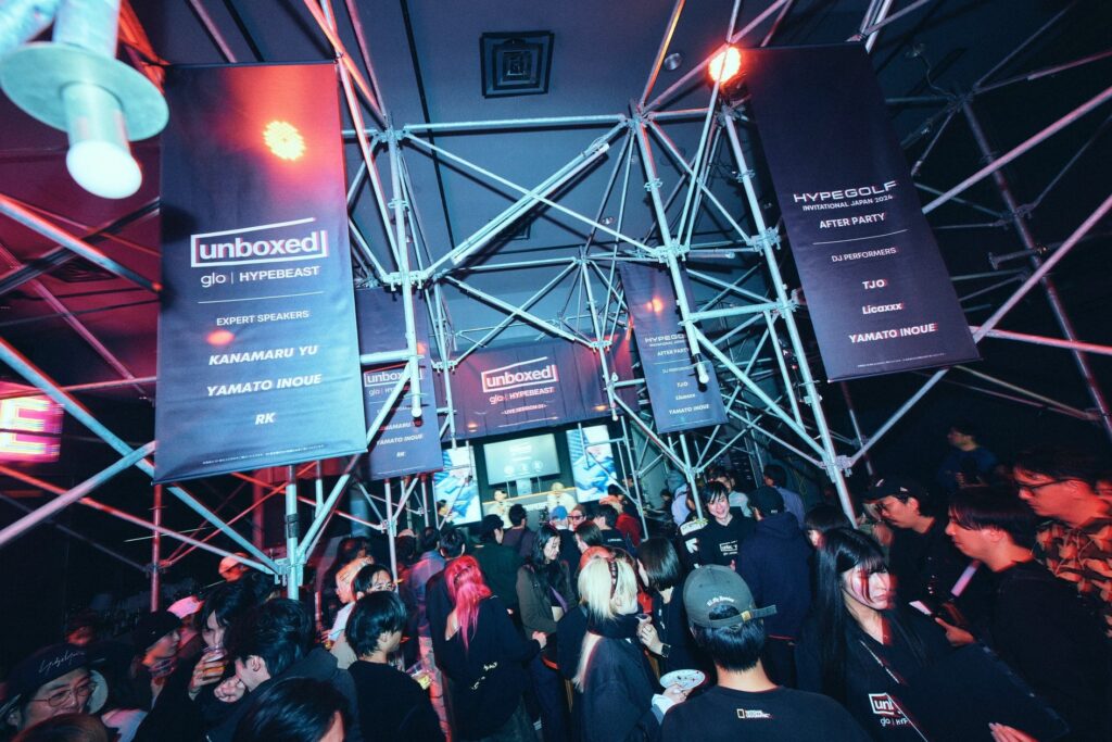 Hypebeast・glo(TM)コラボ企画「UNBOXED」の世界観を再現!「unboxed Live Session 1 – The HGI Japan 2024 after party」レポート