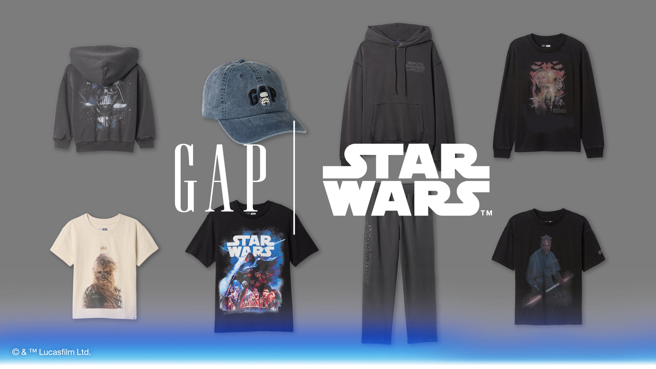 GapがStar Warsとの限定カプセルコレクションを1月5日(日)よりDisney 