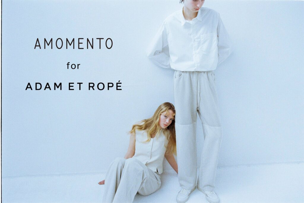 AMOMENTOとADAM ET ROPE’の別注アイテムが発売！大人気ボトムスを限定復刻