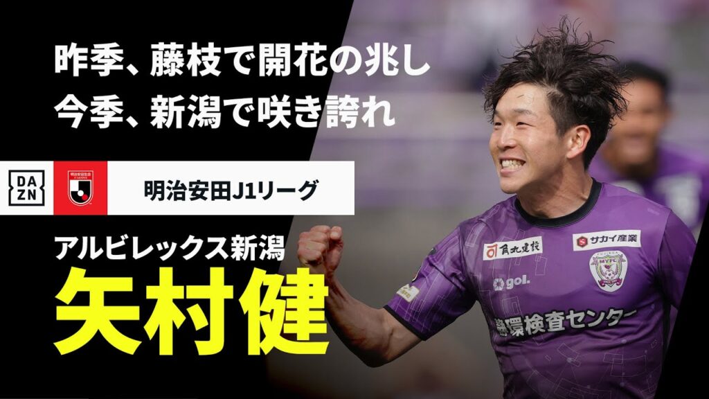 【J1開幕直前｜矢村 健（アルビレックス新潟）2024プレー集】J2で飛躍し満を持して帰還！｜2025明治安田J1リーグ