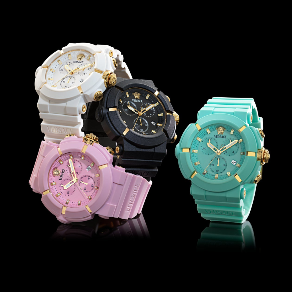 『VERSACE』から軽量素材を使用した、スイスメイドのスポーティなクロノグラフウォッチ「V-Real Active Chrono」を発売します。