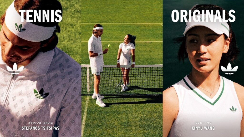 アディダス オリジナルスのトレフォイルロゴが約30年ぶりにテニス界最大の舞台に登場「LONDON ORIGINALS（ロンドン オリジナルス) コレクション」