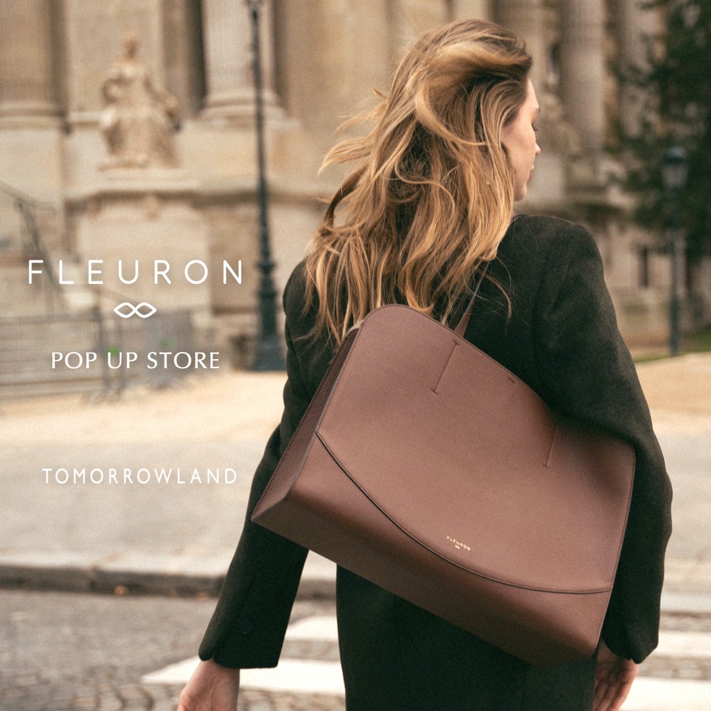 フランス発バッグブランド〈FLEURON（フルーロン）〉が、9月12日より新宿京王、19日よりそごう横浜でポップアップを開催。人気モデルと新作トートが登場。–