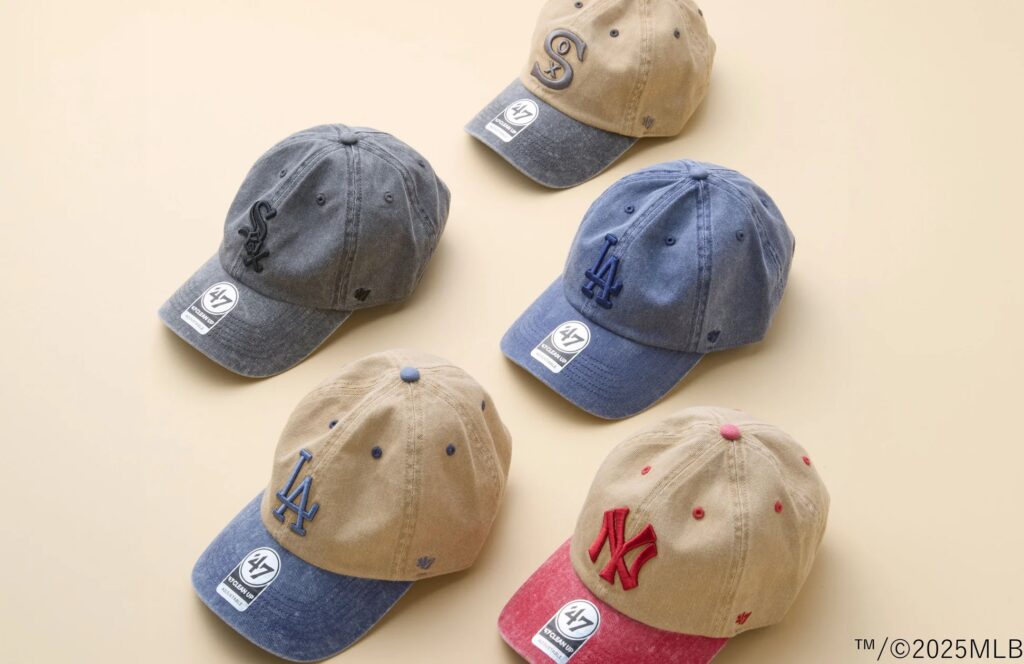 【’47（フォーティーセブン）】定番シルエット「CLEAN UP」にヴィンテージ感を楽しめるピグメントダイ仕上げの新作が登場