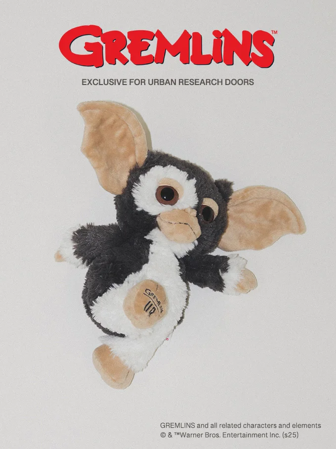 映画「GREMLiNS」とぬいぐるみブランド「NICI」からアーバンリサーチとのスペシャルモデルを発売