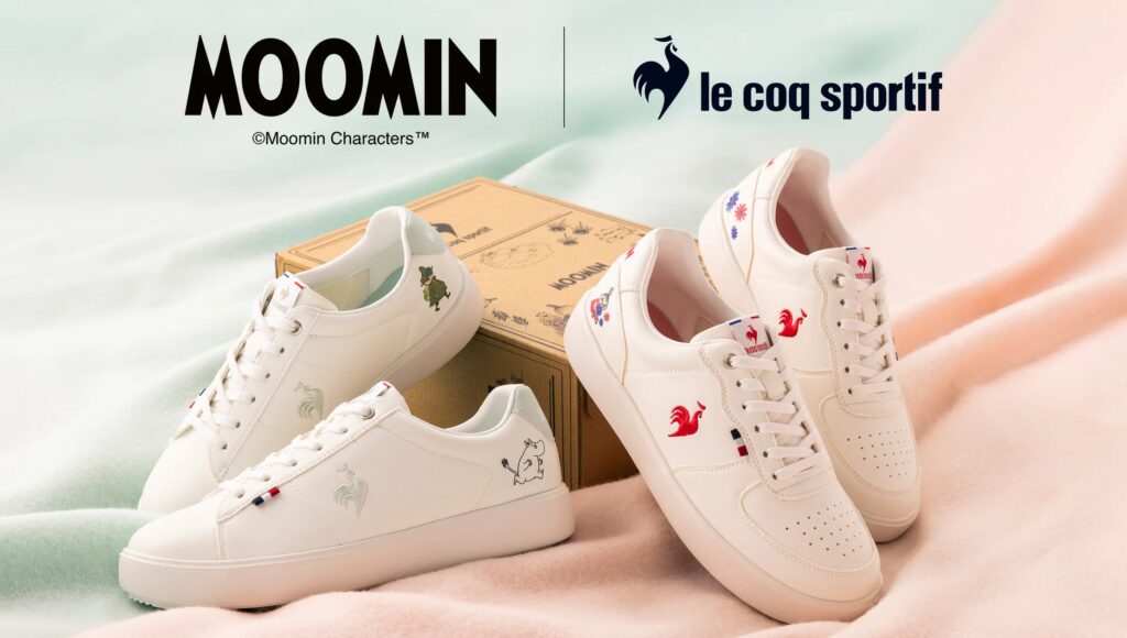 『ルコックスポルティフ』と「ムーミン」のコラボレーション第2弾　ムーミンやリトルミイなどをあしらったスニーカー2型を12月5日（金）より発売