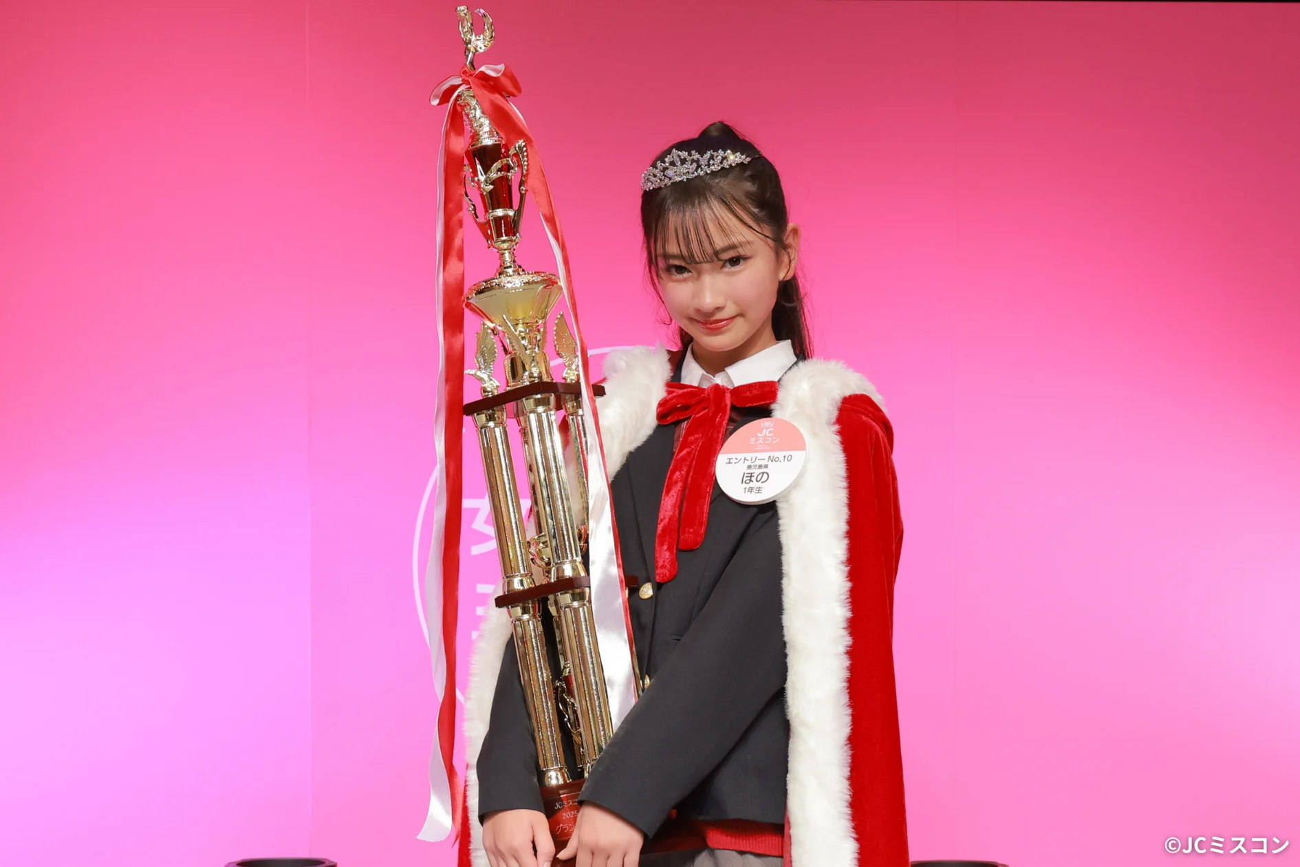 日本一かわいいJC”がついに決定！選ばれたのは 鹿児島県出身 中学1年生