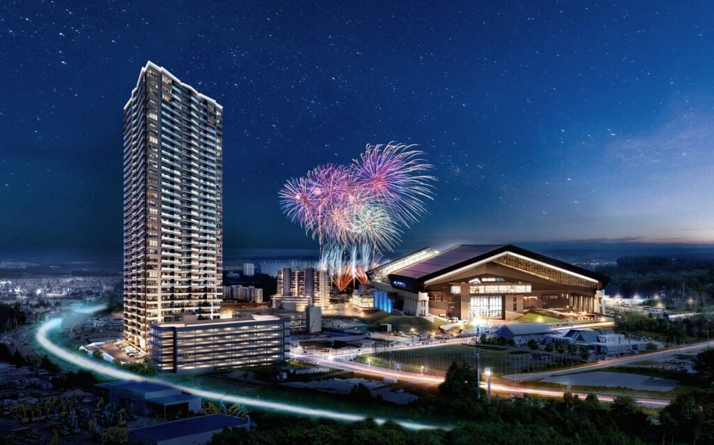 「ES CON FIELD HOKKAIDO」近接の分譲レジデンス誕生『（仮称）北広島市新駅タワープロジェクト』2028年完成に向けて着工