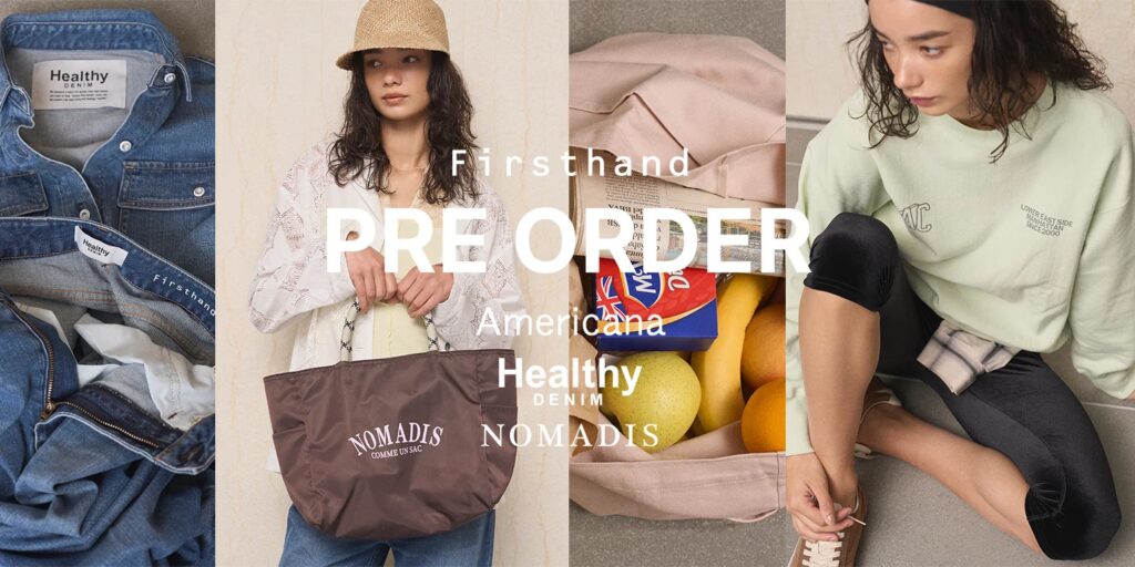 「AMERICANA 」/ 「NOMADIS」 / 「Healthy Denim」Firsthandの別注・新作アイテムが登場！