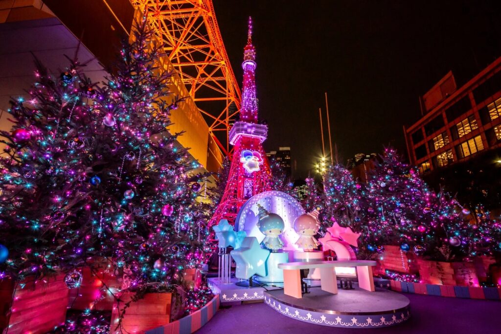 東京タワーウィンターファンタジー2025 LittleTwinStars Xmas イルミネーション