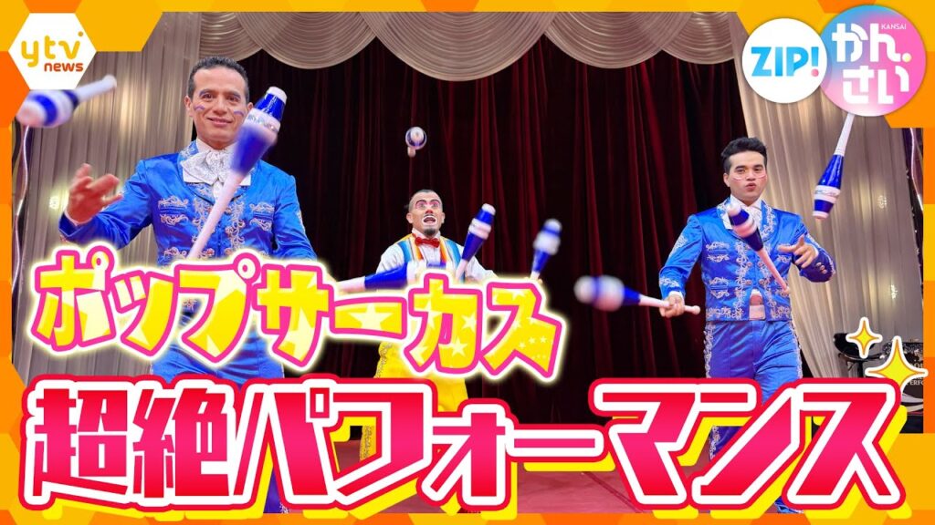 スゴ技連発！「ポップサーカス」の超絶パフォーマンスを生リポート【ZIP!かんさい】
