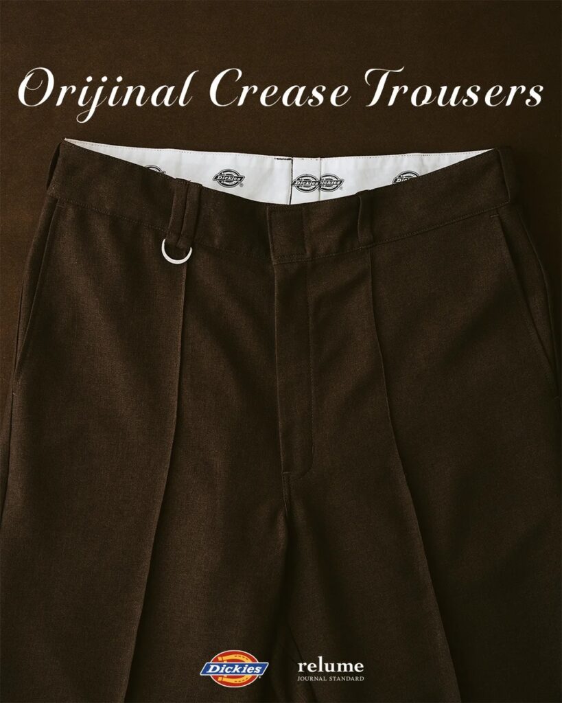先行予約で完売。Dickies × JOURNAL STANDARD relume 別注スラックスがリリース。