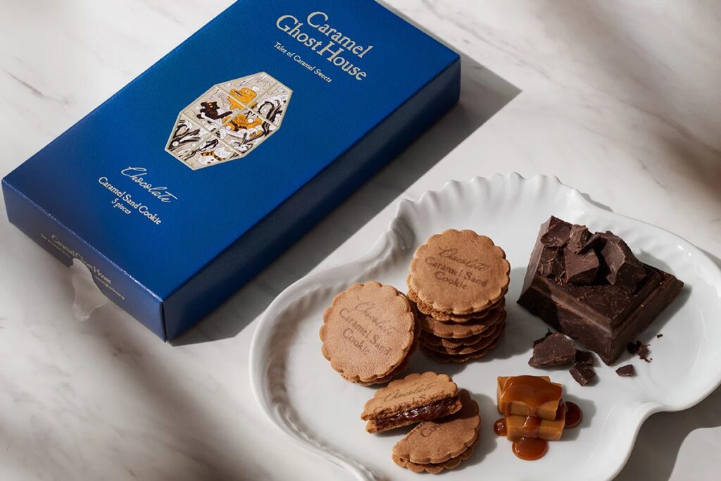 ≪期間限定≫”とろけるキャラメル”と”ショコラの深み”のマリアージュ。【キャラメルゴーストハウス】より、『キャラメルサンドクッキー ショコラ』が新登場！