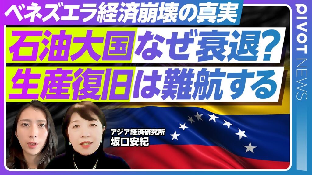 【石油生産なぜ衰退？】ベネズエラ経済・政治の真実／チャベスとマドゥーロの決定的違い／GDPが5分の1に激減 4人に1人が国外へ／暫定政権の実情