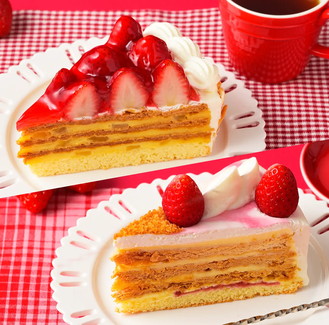 【銀座コージーコーナー】1月6日から「苺スイーツフェア」を開催！旬の苺を楽しむ、全9品が勢ぞろい