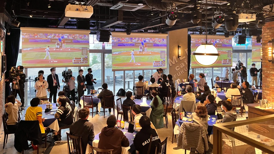 【BOSS E・ZO FUKUOKA】MLB cafeでワールドベースボールクラシックのパブリックビューイングを開催！