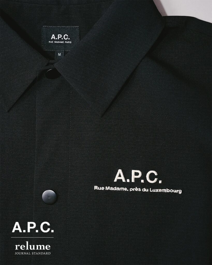 A.P.C.名作「RAYMOND」を軽快なリップストップ素材で別注。JOURNAL STANDARD relume限定モデル登場。