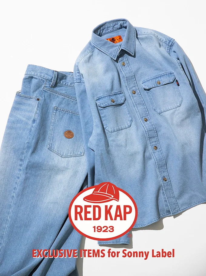 RED KAP × Sonny Label 春の別注アイテムが登場！