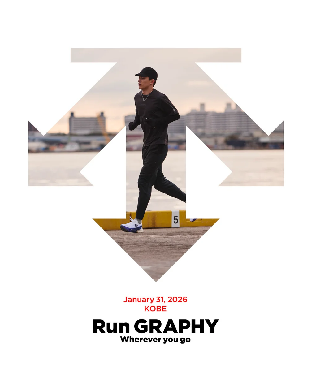 デサント』ランニング×写真の新しいイベント「Run GRAPHY KOBE」を開催