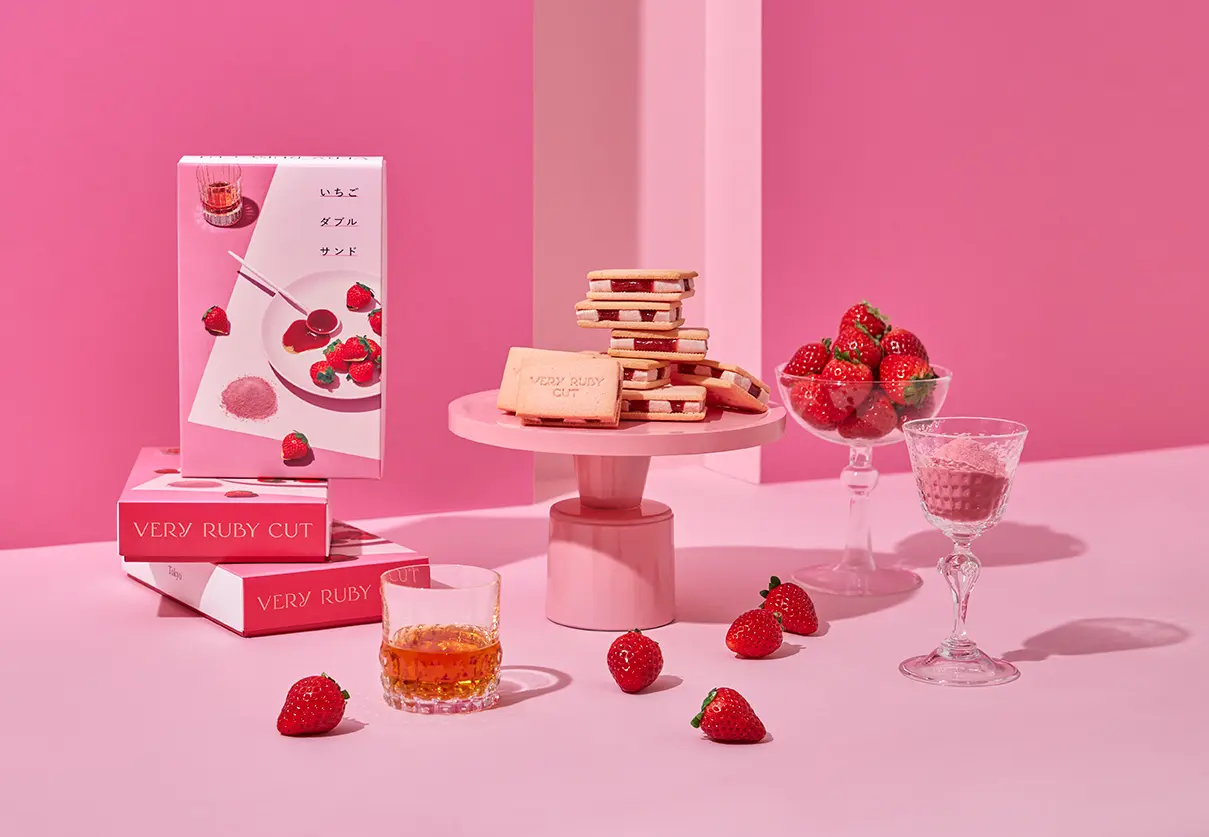 【春限定】ふたつのいちごがとろっと溢れる『いちごダブルサンド』が新発売。行列必至のいちごスイーツ専門店「VERY RUBY CUT」